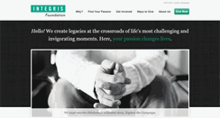 Desktop Screenshot of integrisgiving.org